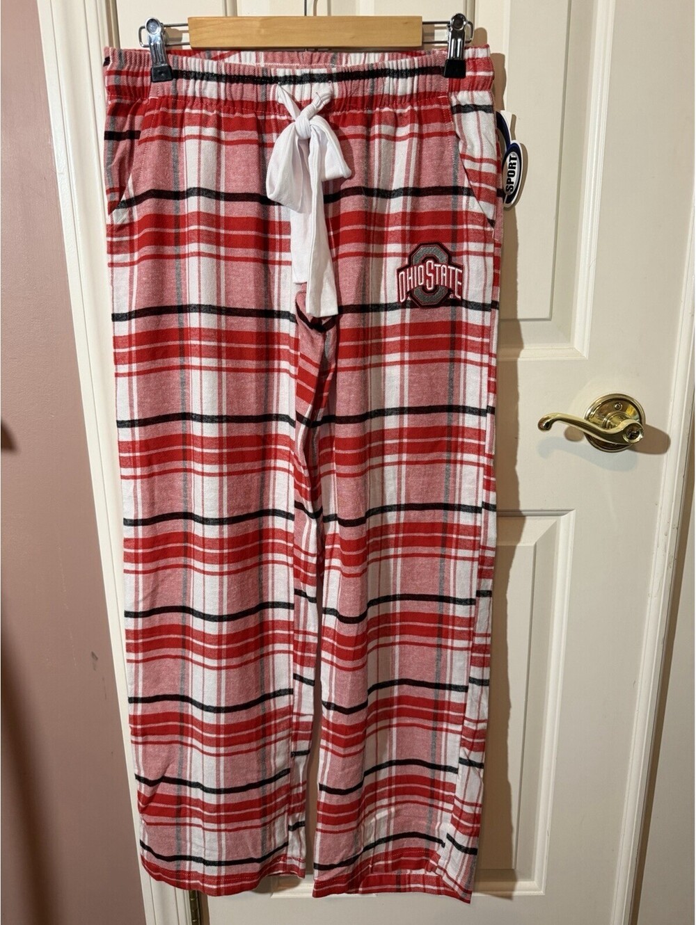 Ohio State Buckeyes Concepts Sport Flannel Pajama Pants Plaid Womens Small New